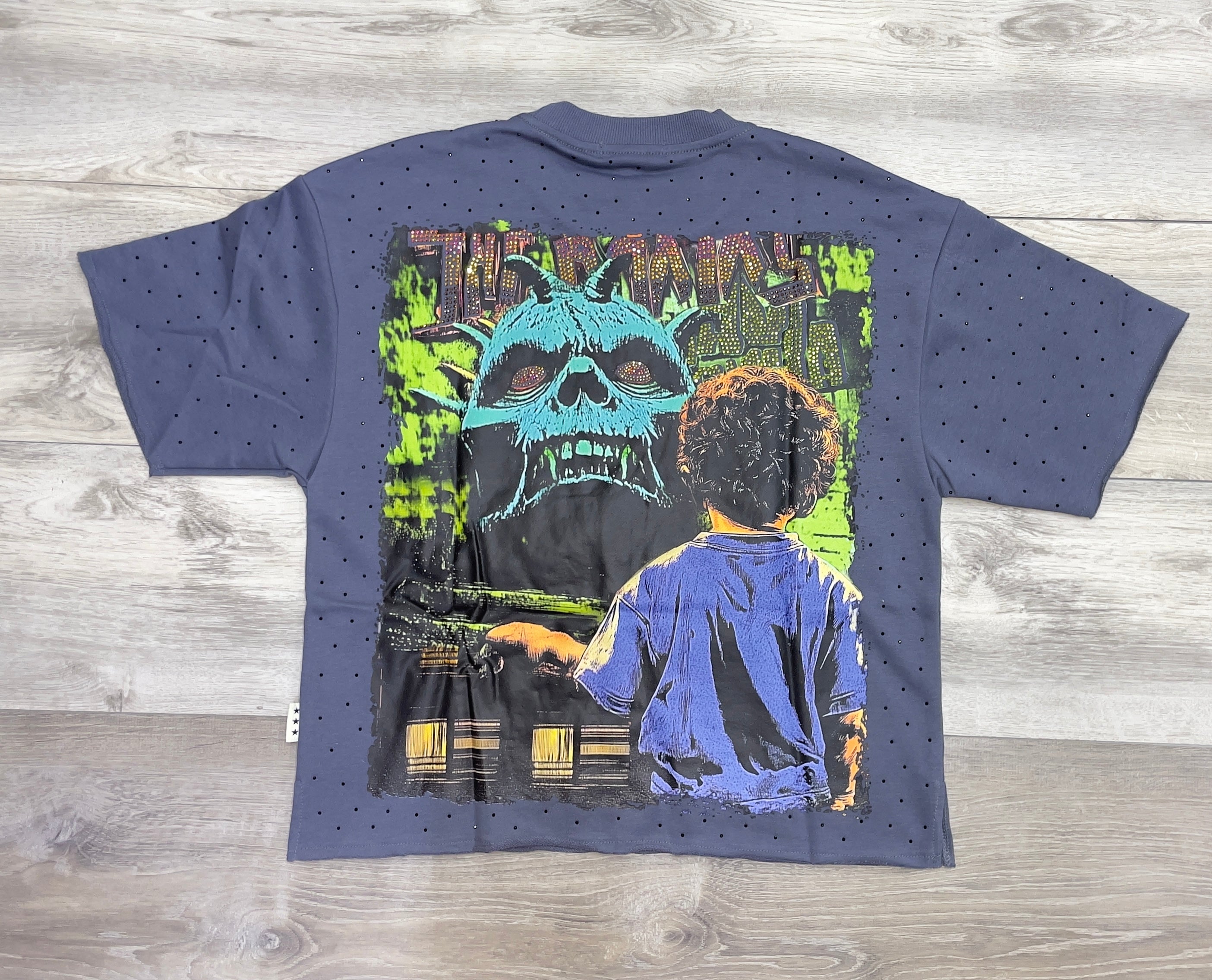 BKYS DEMON KIDS VINTAGE TEE – NAVY