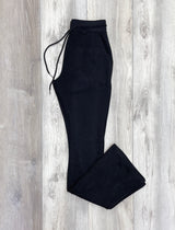 RHINESTONE FLARE SWEATPANTS