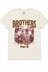 BLACK LEAF – CREAM BROTHERS GRAPHIC TEE
