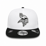 NEW ERA MINNESOTA VIKINGS BLACK & WHITE SNAPBACK CAP