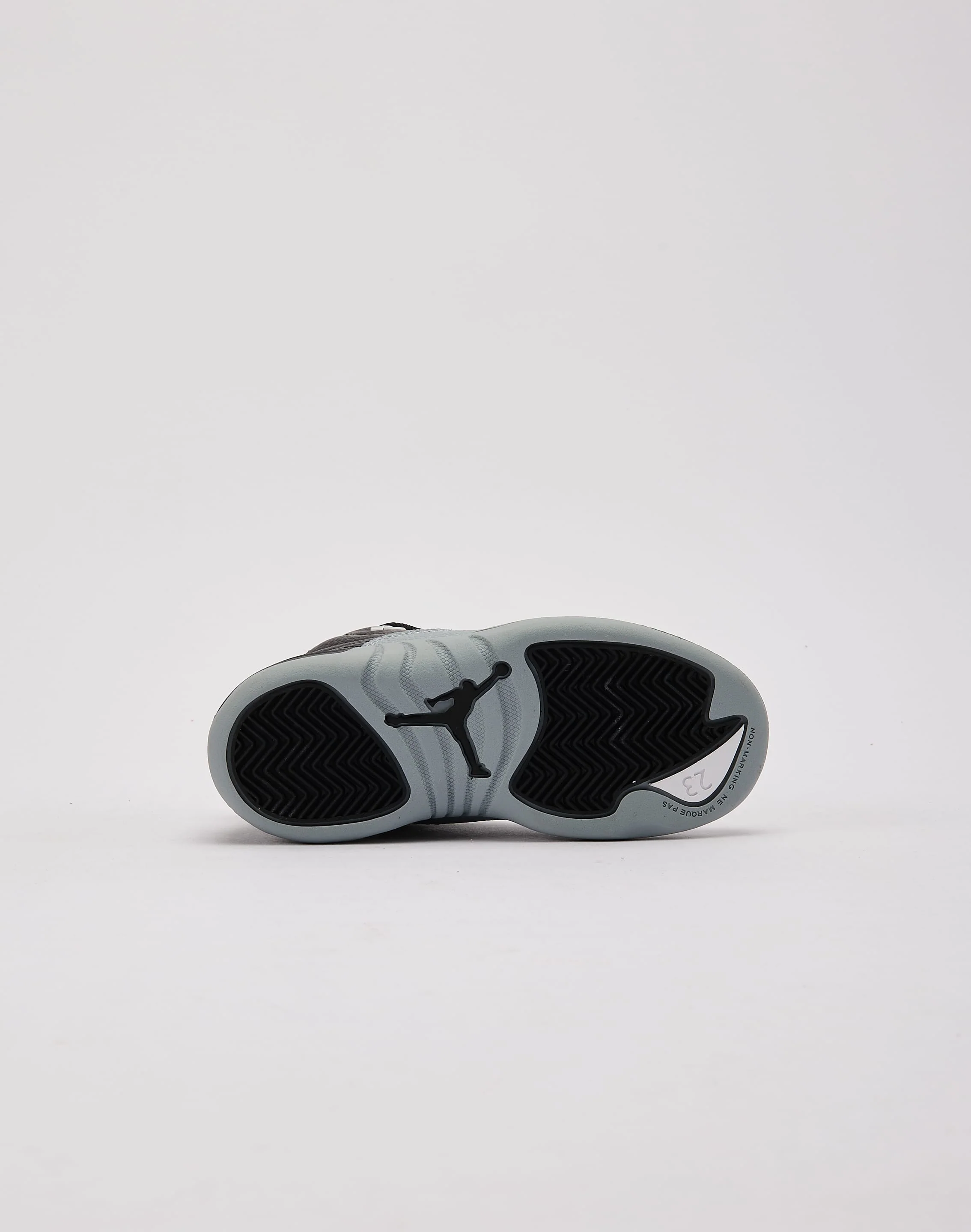 KIDS JORDAN AIR JORDAN 12 RETRO 'BLACK WOLF GREY' PRE-SCHOOL ( TD)