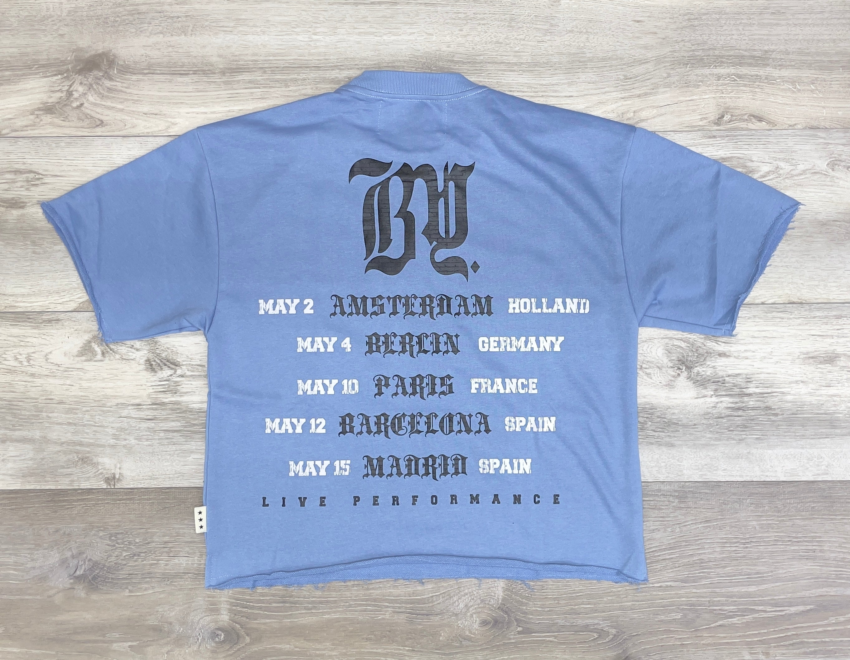 BKYS BLUE SKULL GANG CROP TOP