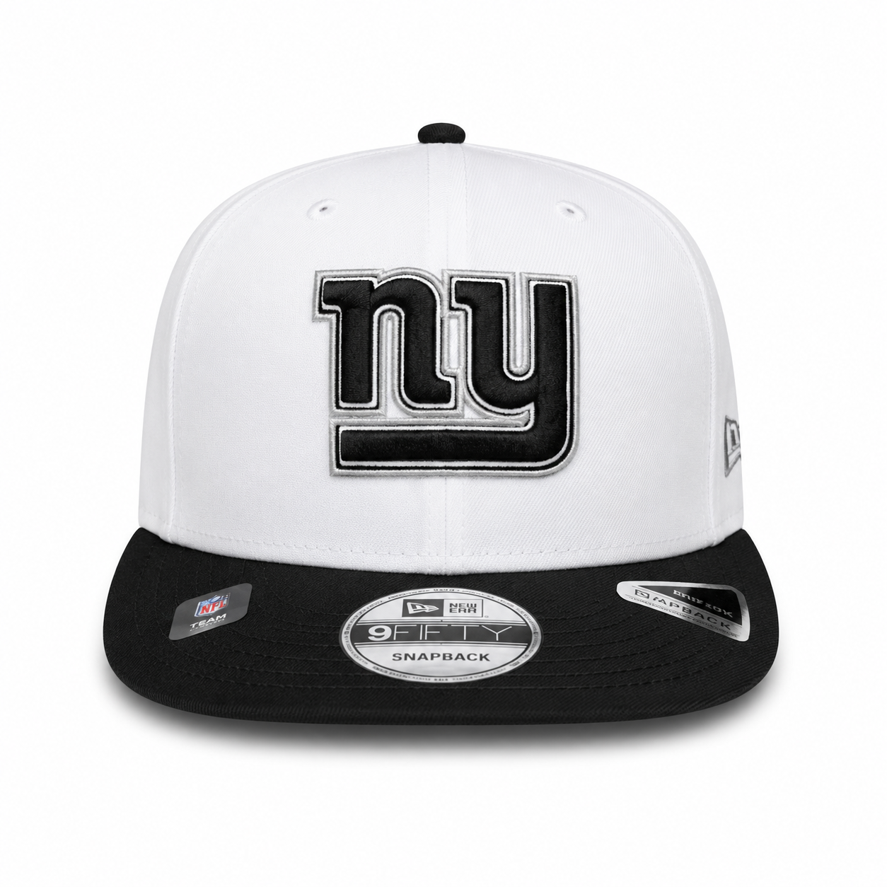 NEW ERA NEW YORK GIANTS BLACK & WHITE SNAPBACK CAP