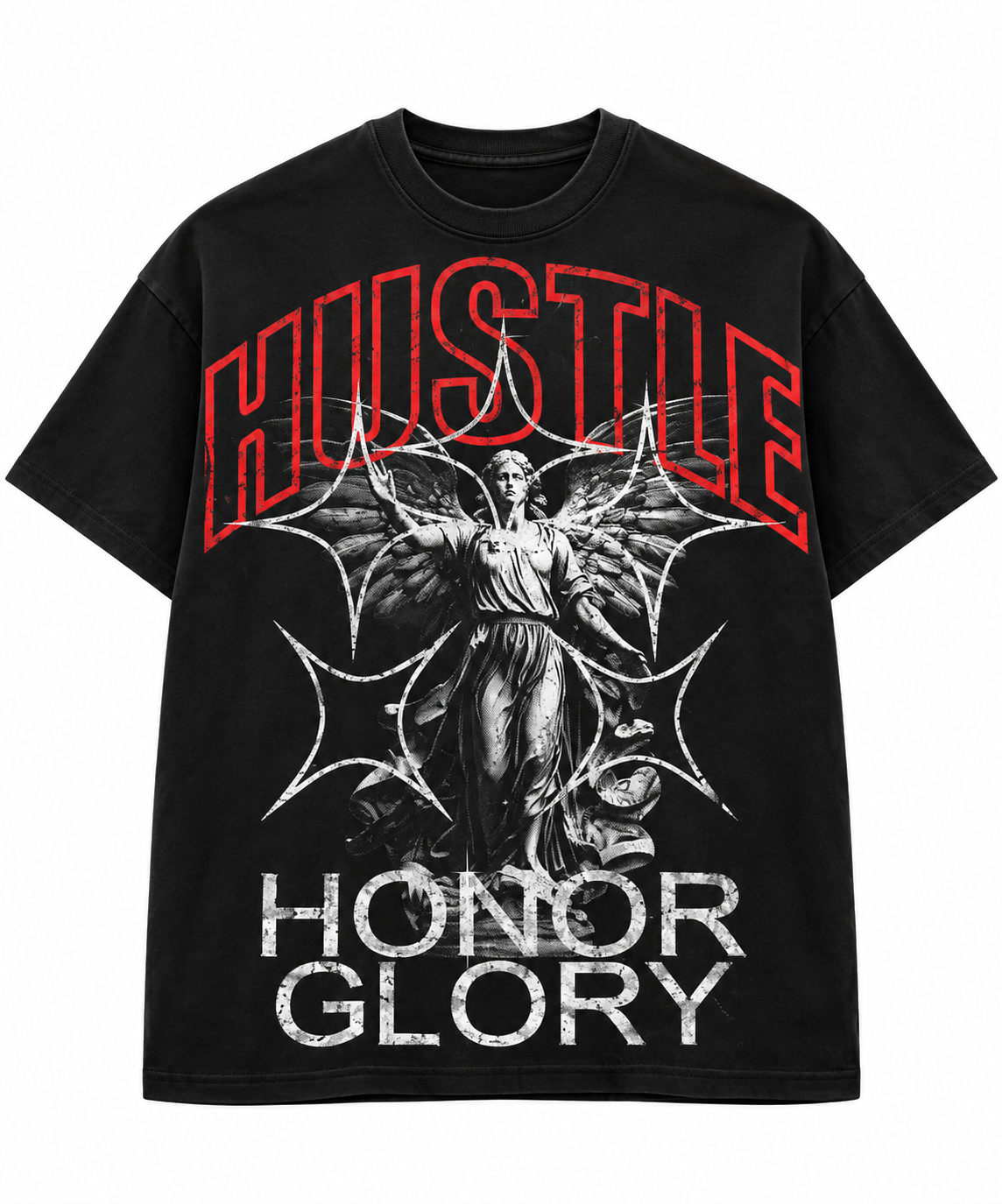 KDNK BLACK RED TEE