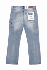 Focus Light Wash Panel Denim Jeans