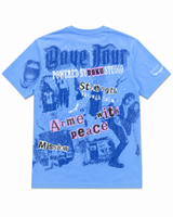 ROKU STUDIO – BLUE GRAPHIC DOVE PRINT TEE
