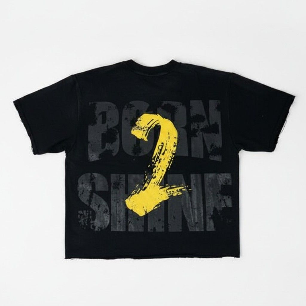 Rebal Prime time Black Tee