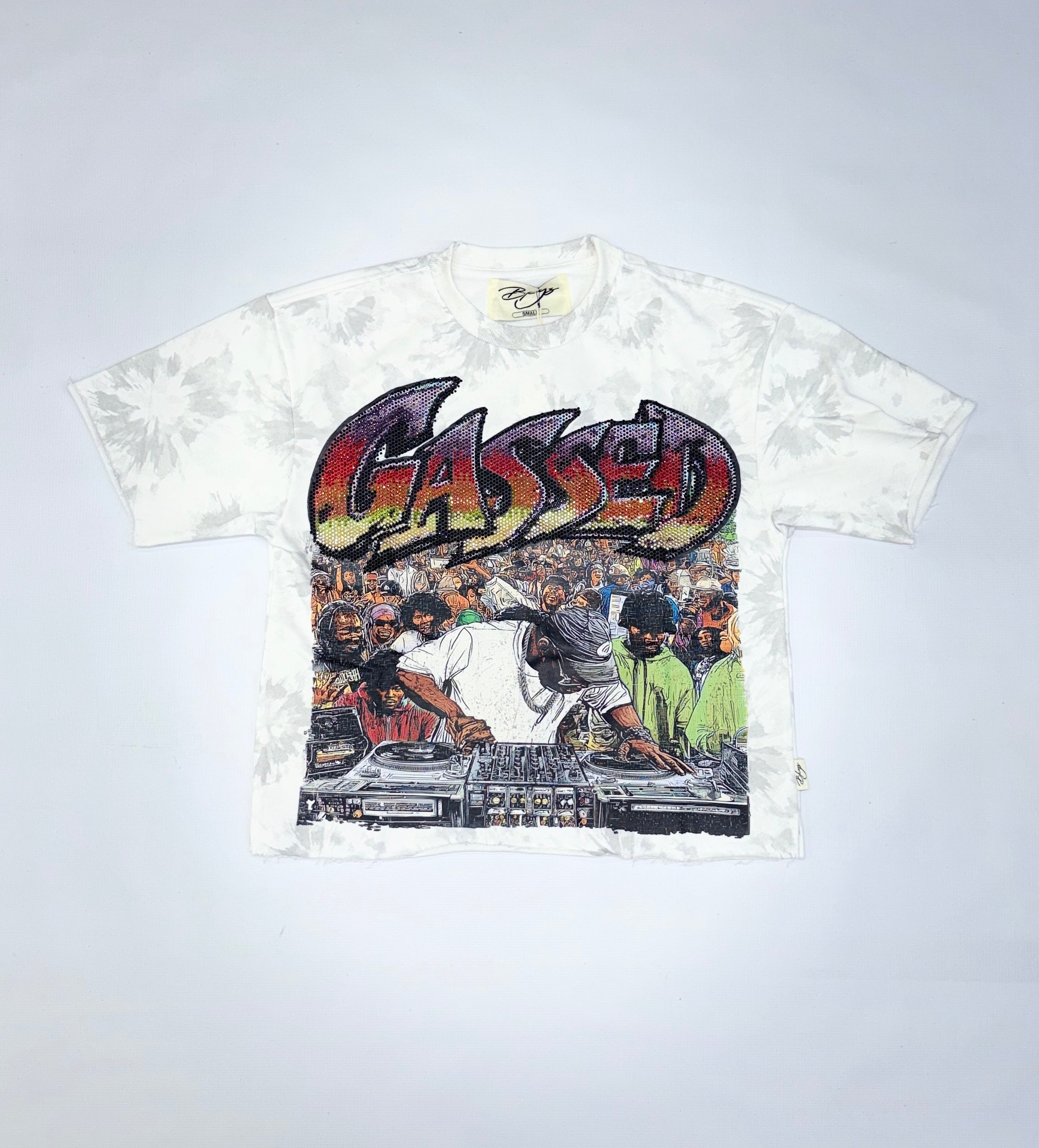 BKYS WHITE ILLUSTRATED TEE