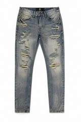 Focus Light Wash Distressed Skinny Jeans