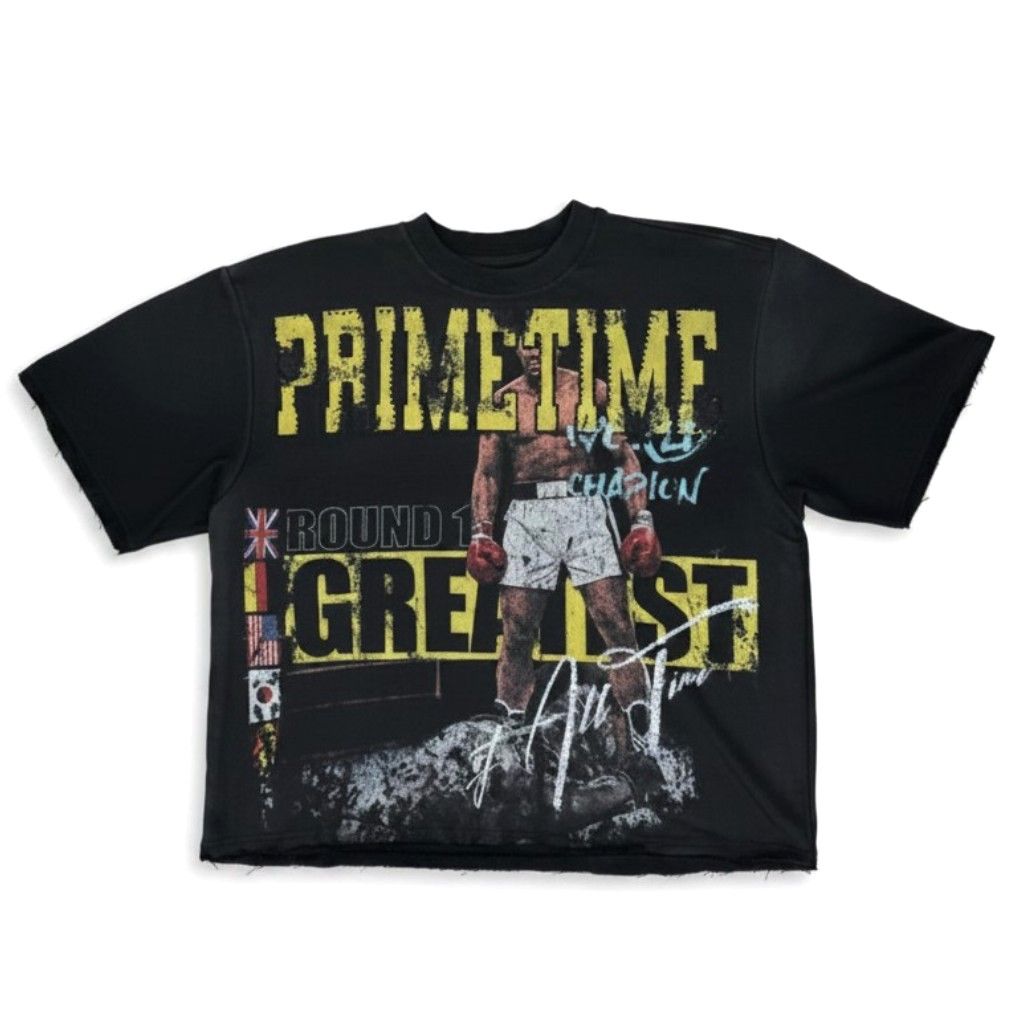 Rebal Prime time Black Tee