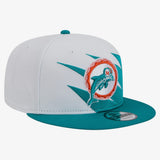 WHITE & TEAL MIAMI DOLPHINS CAP