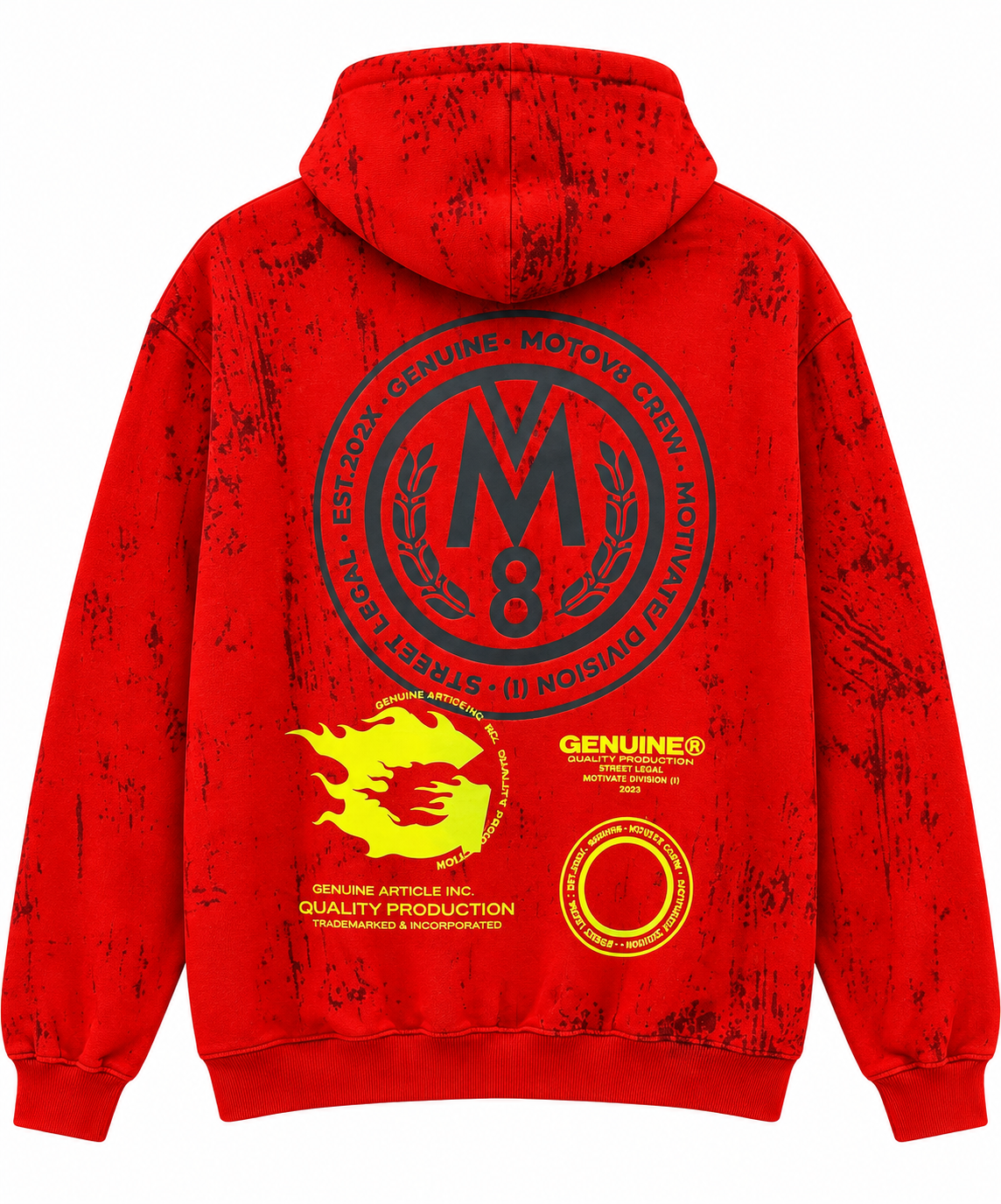 Genuine hoodie red