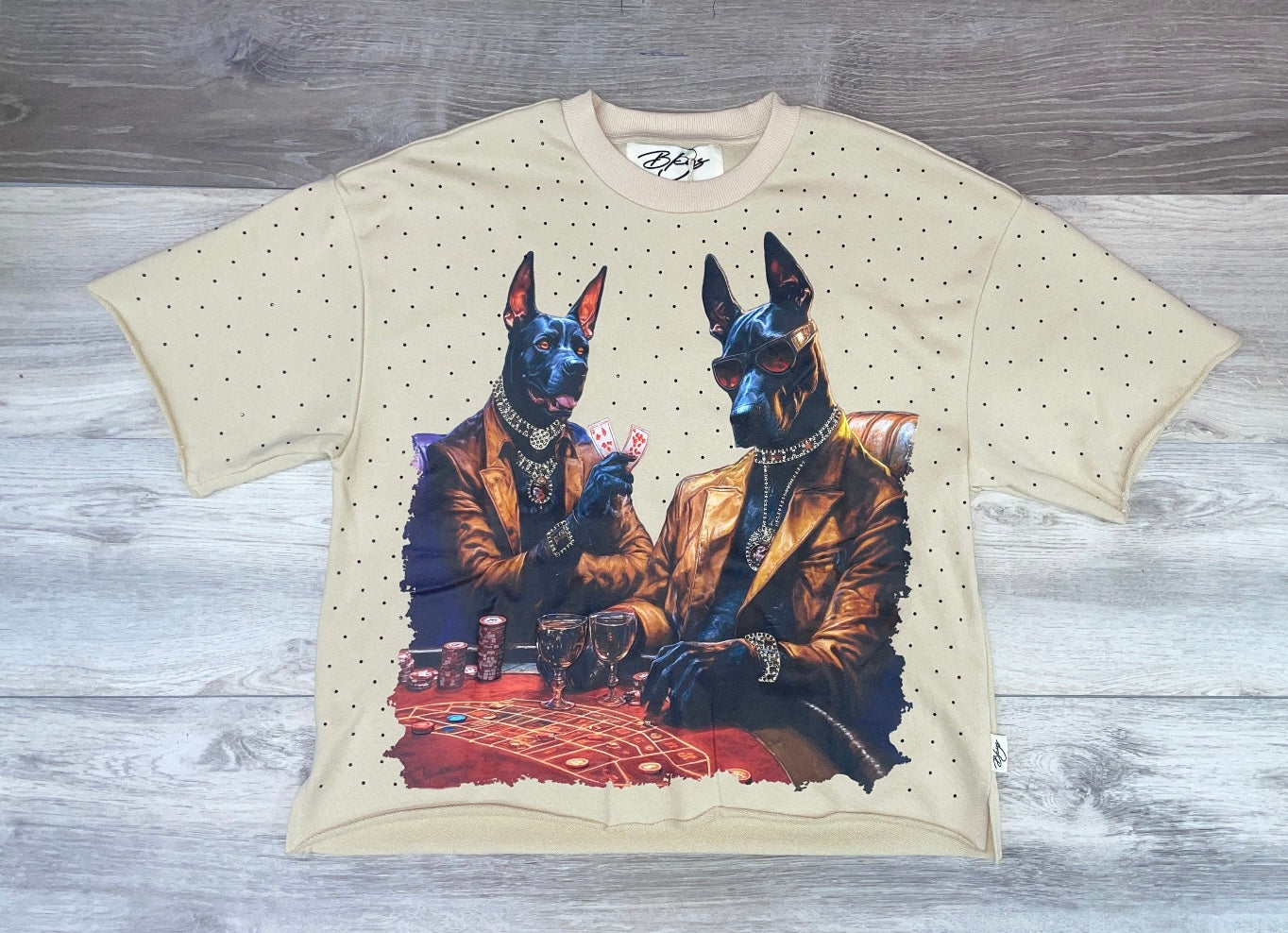 BKYS PLAYA DOGS BEIGE TEE