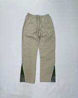 BEIGE SIDE PANEL DETAIL PANTS