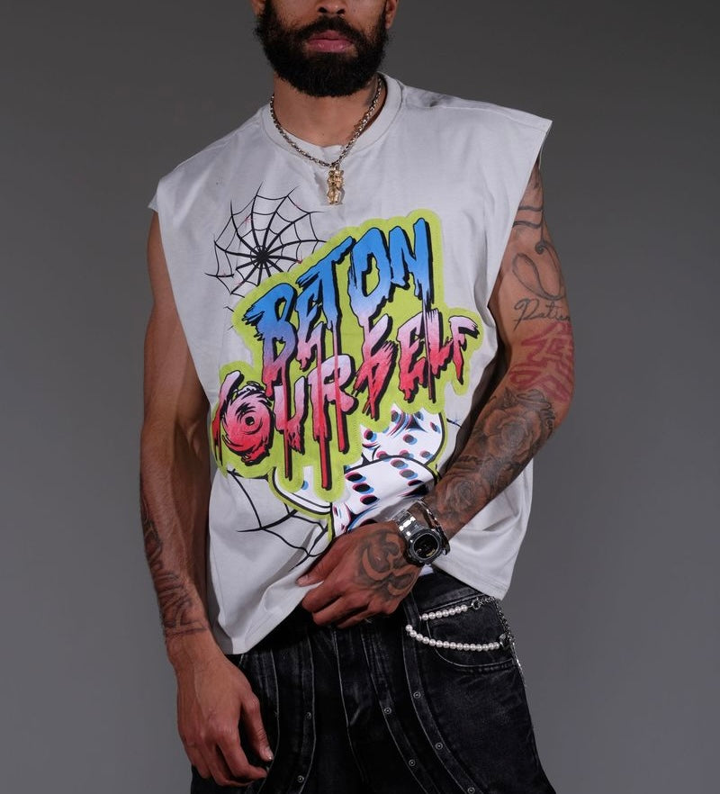 Rebel minds sleeeveless shirt