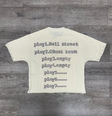 BKYS CREAM GRAPHIC PRINT TEE