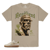 TAN PORTRAIT GRAPHIC T-SHIRT