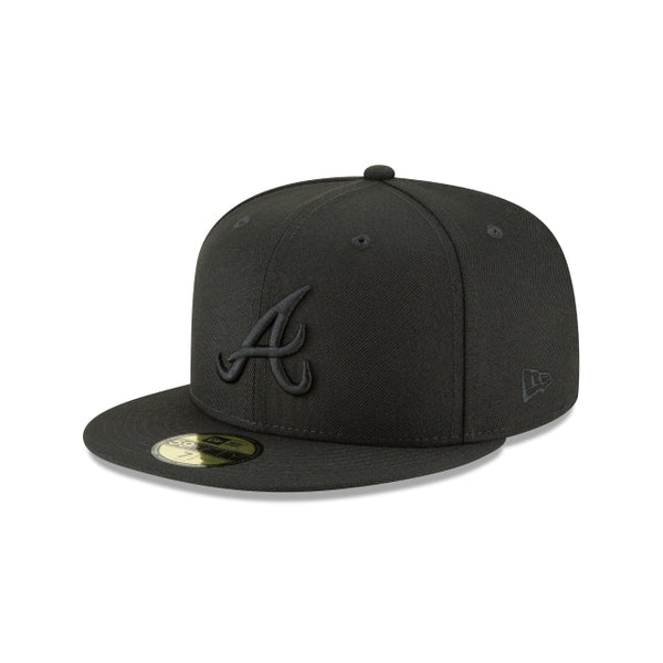 New Era Atlanta Braves Blackout 59FIFTY Fitted Cap