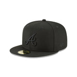 New Era Atlanta Braves Blackout 59FIFTY Fitted Cap