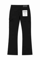 Focus Black Rhinestone Flare Jeans