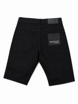 Focus Black Distressed Denim Shorts