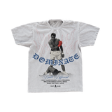 POINT BLANK DOMINATE MUHAMMAD ALI GRAPHIC T-SHIRT – GREY