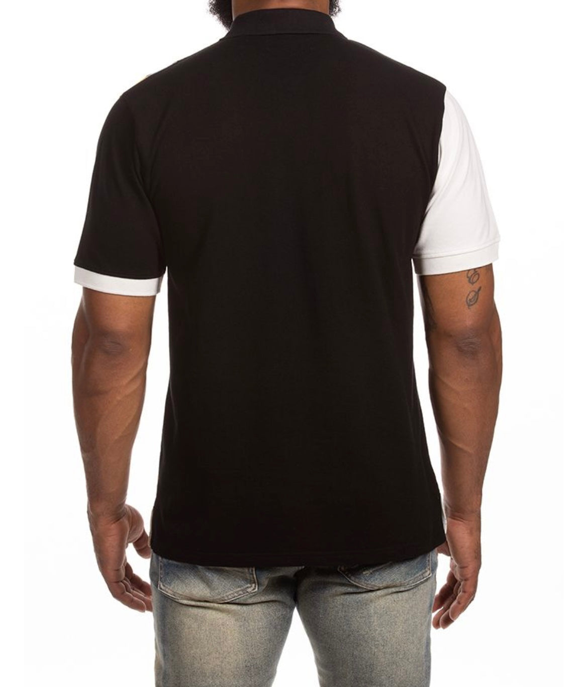 MULTICOLOR COLOR BLOCK POLO SHIRT