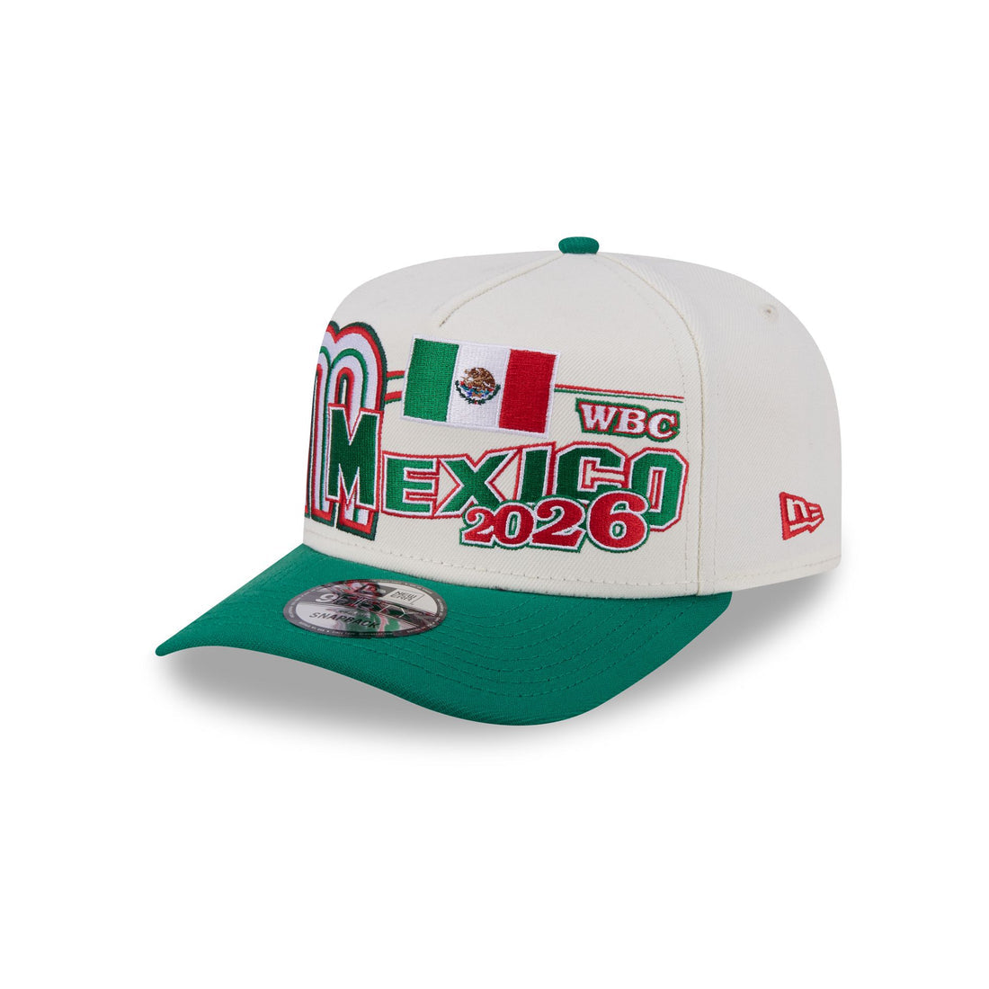 MEXICO 2026 WBC WHITE / GREEN – NEW ERA SNAPBACK