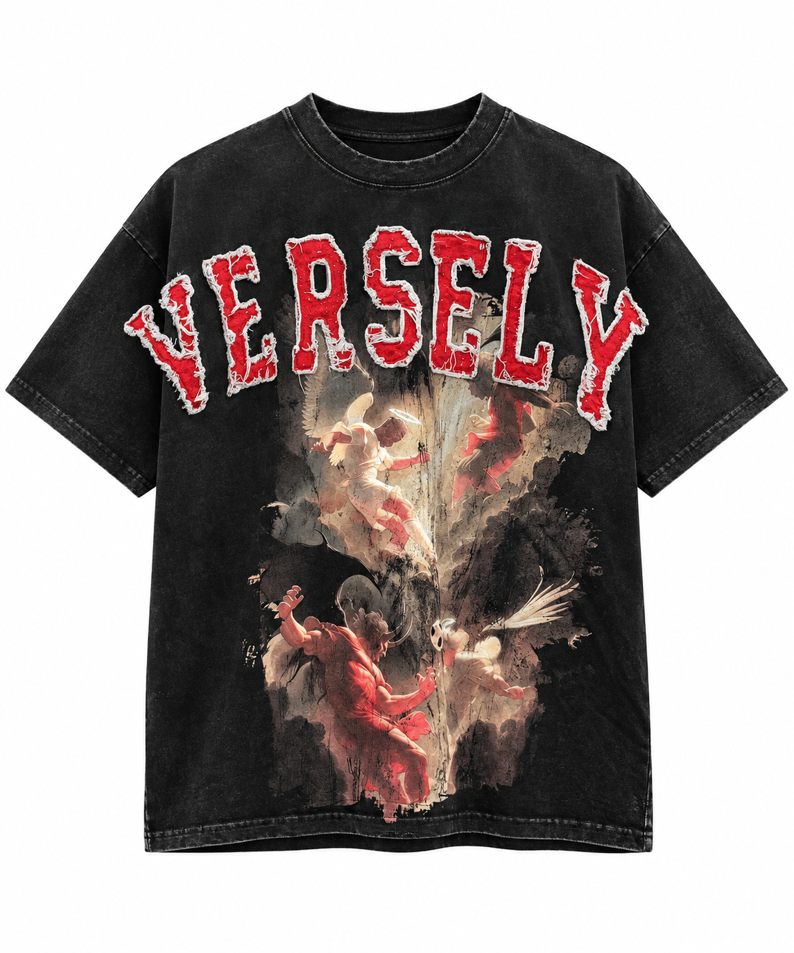Verselli black & red tee