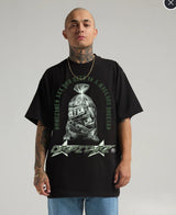 T-SHIRT (Black Money Bag Graphic)