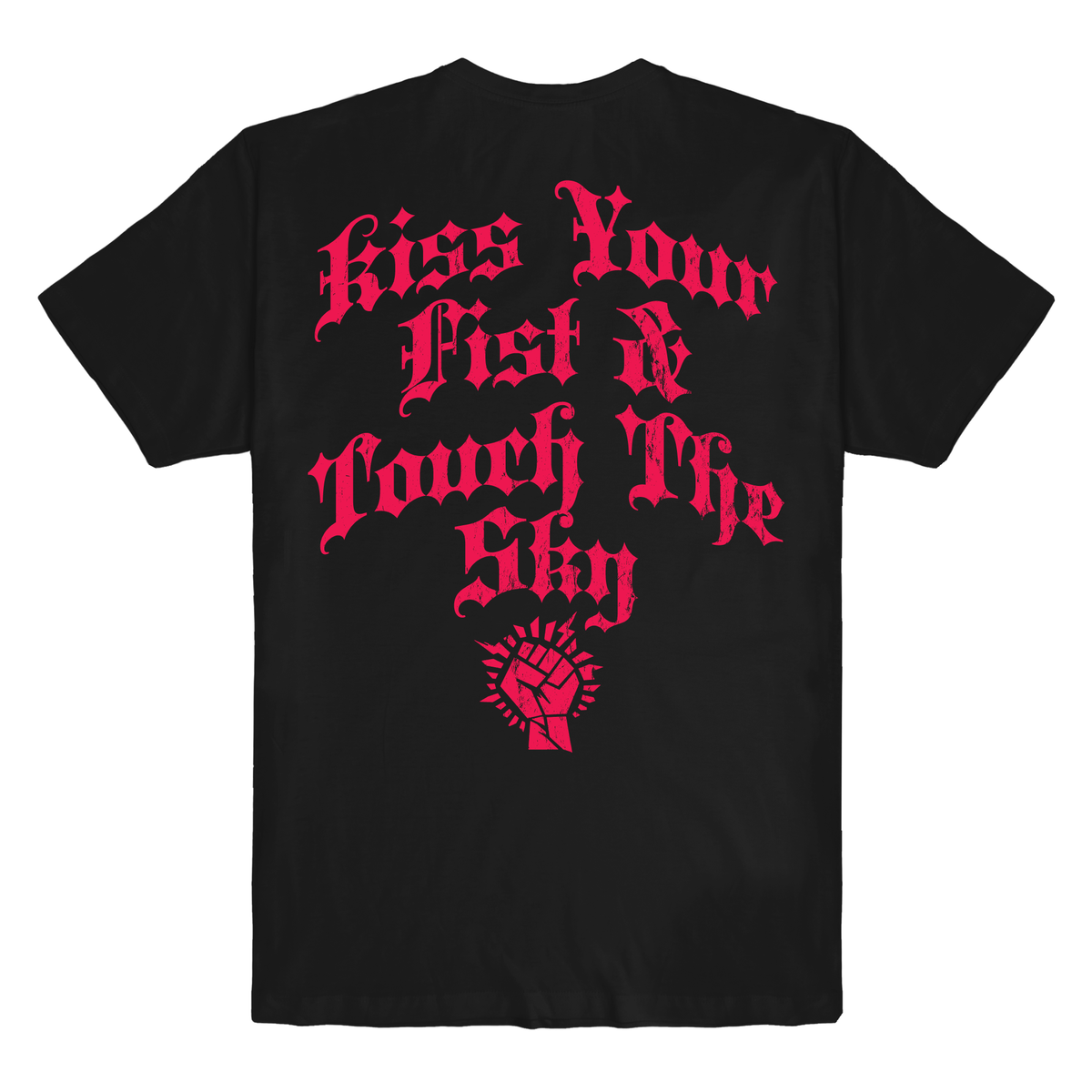 BLACK PORTRAIT GRAPHIC T-SHIRT