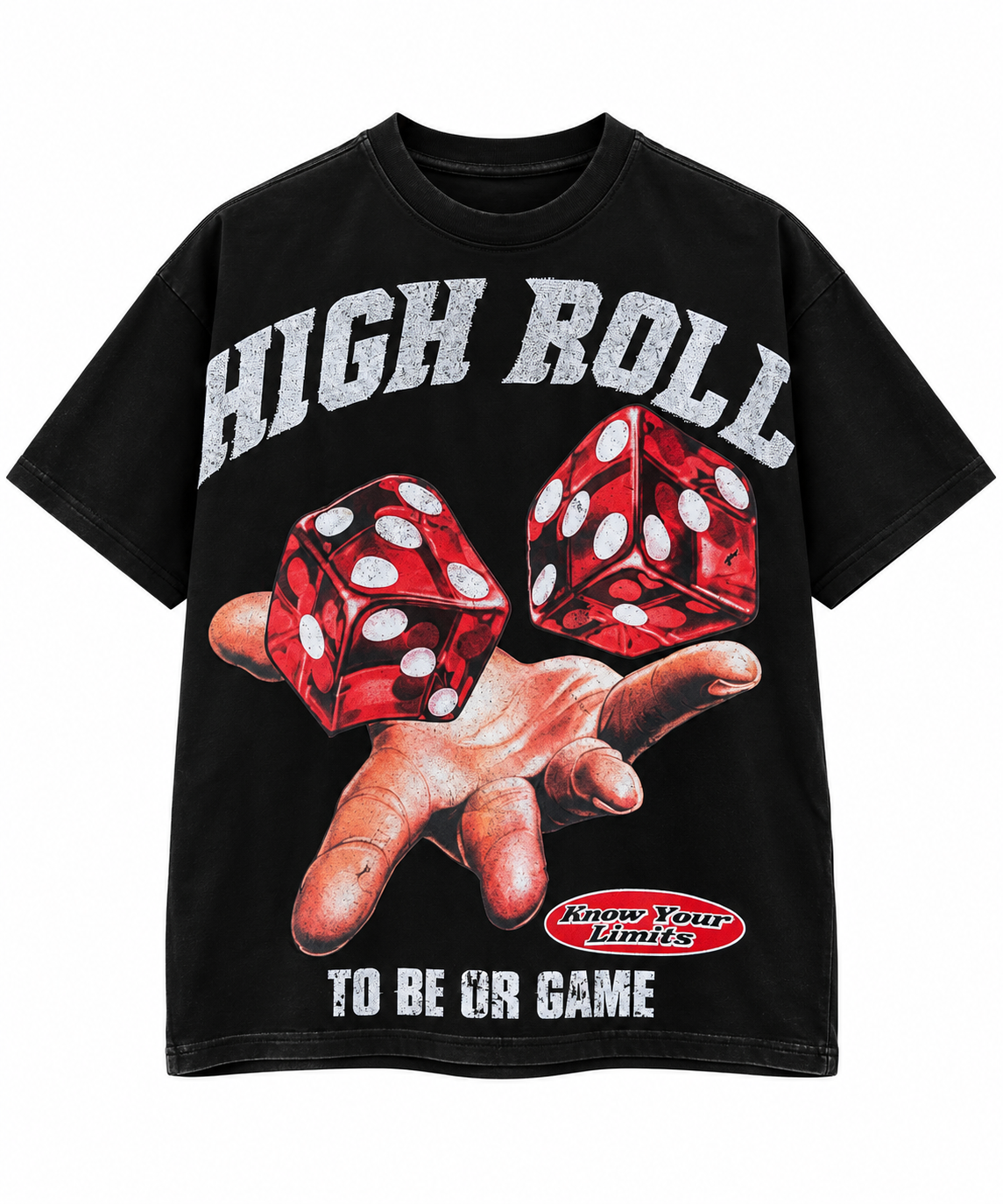 KDNK black $ red t-shirt