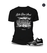 BLACK GRAPHIC PRINT T-SHIRT