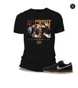 BLACK GRAPHIC PRINT T-SHIRT