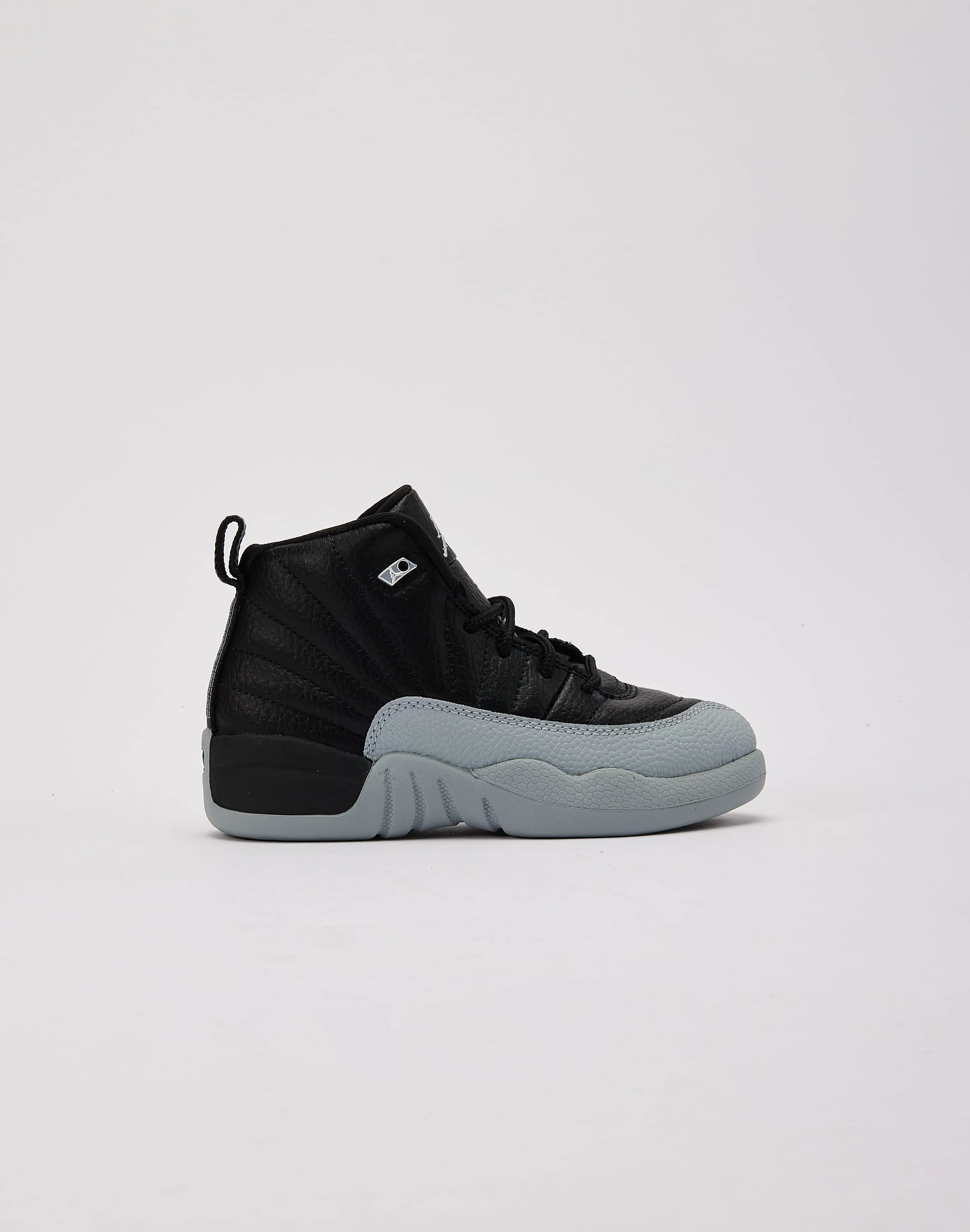 KIDS JORDAN AIR JORDAN 12 RETRO 'BLACK WOLF GREY' PRE-SCHOOL ( TD)