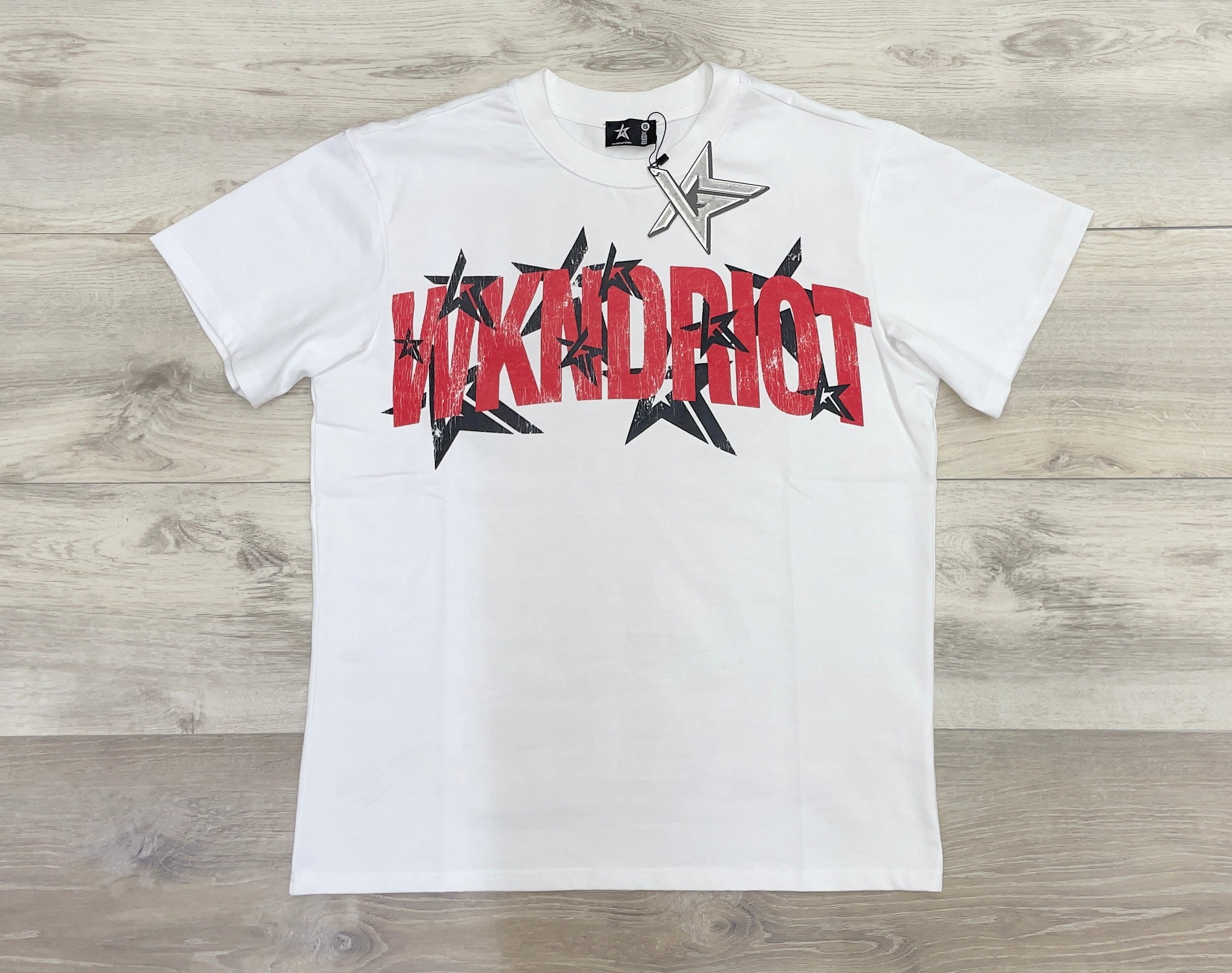 WKND RIOT “DO NOT CALL MY PHONE” Double-Sided Graphic Tee – White