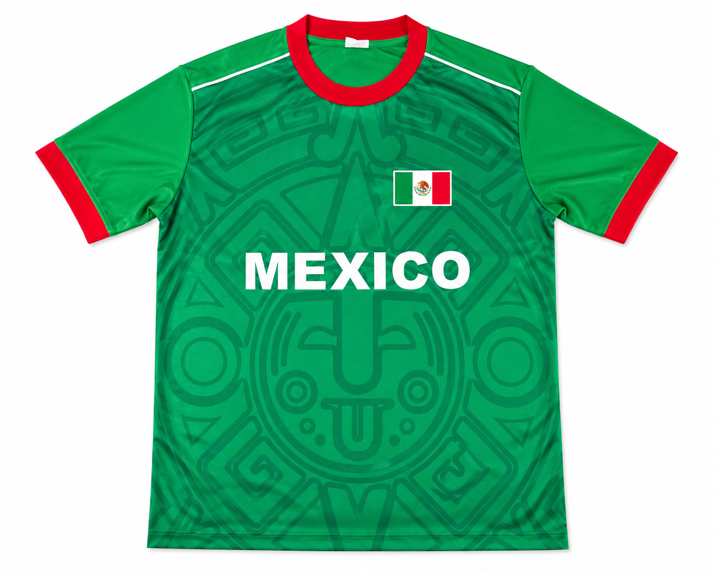 Mexico Green Aztec Pattern Jersey