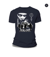 NAVY GRAPHIC PRINT T-SHIRT