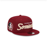 New Era Florida State Seminoles Garnet Snapback Cap