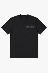 PARADISE BLACK SEE YOU IN PARADISE TEE