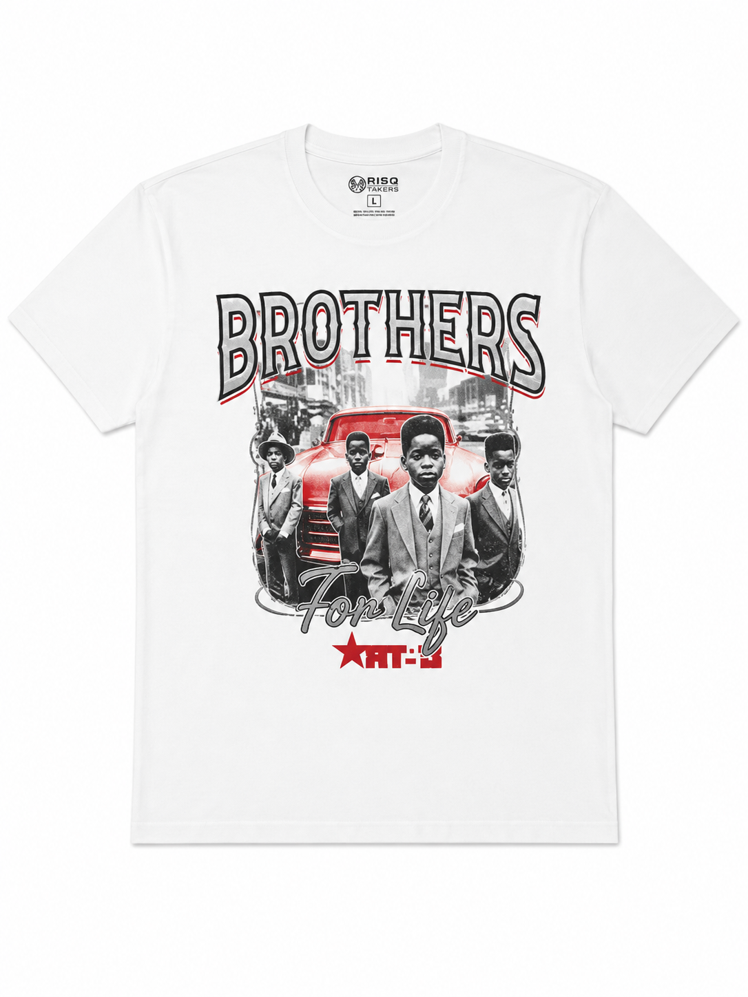 RISA TAKERS – WHITE BROTHERS FOR LIFE GRAPHIC TEE