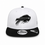 NEW ERA BUFFALO BILLS BLACK & WHITE SNAPBACK CAP
