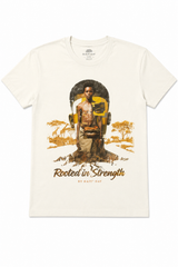 BLACK LEAF – CREAM ROOTED IN STRENGTH GRAPHIC TEE