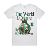 Rich Rugged – The World Is Yours Graphic T-Shirt (White/Green)