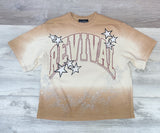SMOKE RISE REVIVAL TIE-DYE TEE WITH RHINESTONE STARS