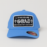 BLUE PATCH EMBROIDERY CAP