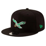 BLACK PHILADELPHIA EAGLES CAP