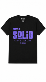 RISA TAKERS – BLACK SOLID GRAPHIC TEE