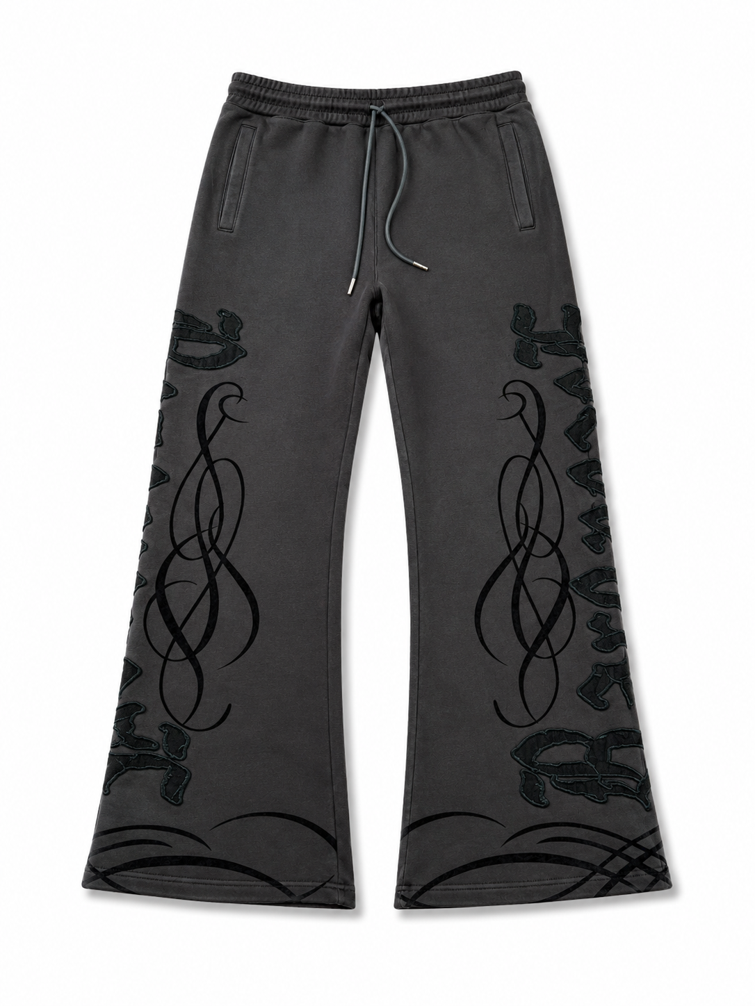 Rare Peace Charcoal Flare Sweatpants