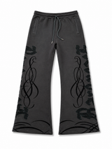 Rare Peace Charcoal Flare Sweatpants